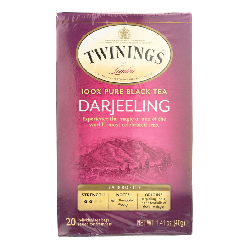 Twinings Darjeeling Black Tea, 20 Tea Bags, 2-Pack - Cozy Farm 