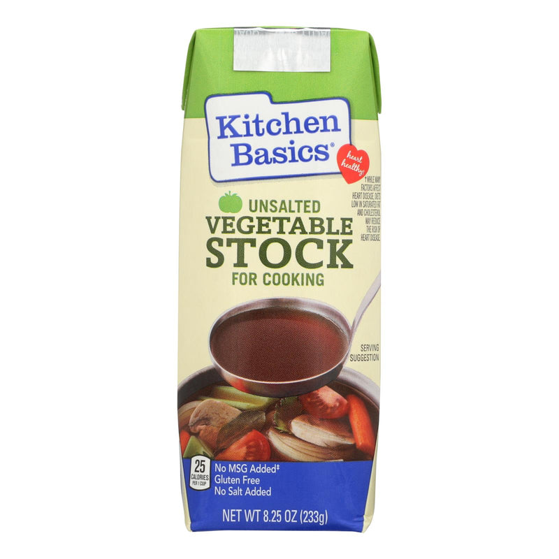 Kitchen Basics Vegetable Stock - Case of 12 - 8.25 Fl. Oz. Bottles - Cozy Farm 