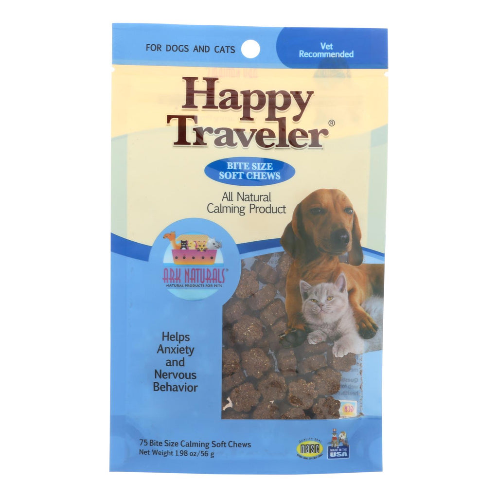 Ark Naturals Happy Traveler for Dogs and Cats (Pack of 75 Soft Chews) - Cozy Farm 