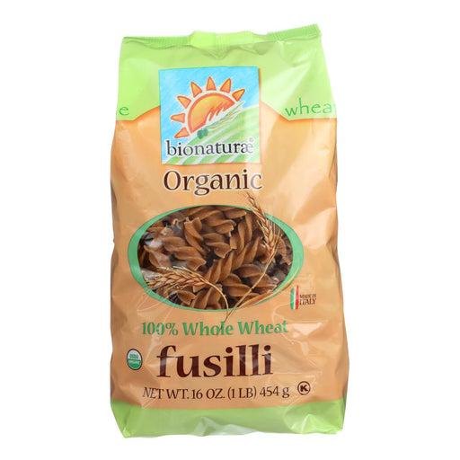 Bionaturae Whole Wheat Fusilli Pasta, 16 Oz (Pack of 12) - Cozy Farm 