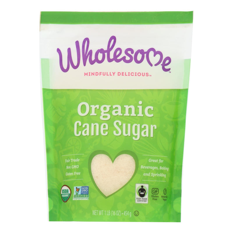Wholesome Sweeteners Organic Unrefined Cane Sugar, 12 Lbs - Cozy Farm 