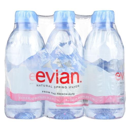 Evian Natural Spring Water (Pack of 4 - 6/11.2fl Oz.) - Cozy Farm 