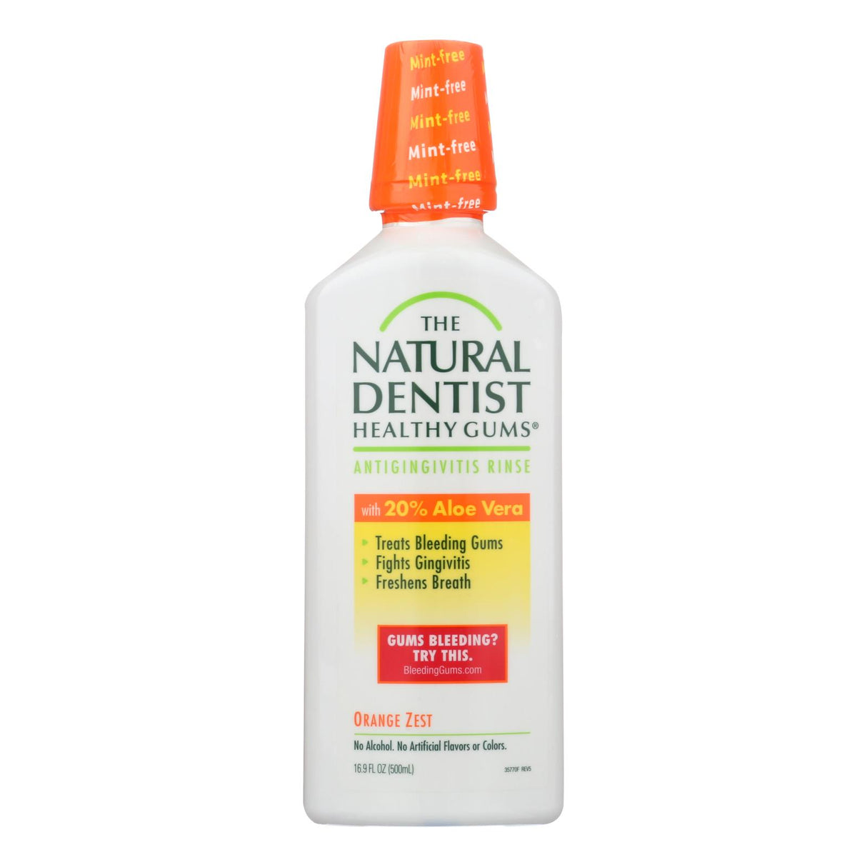 Natural Dentist Healthy Gums Orange Zest Anti-gingivitis Rinse 16 fl. oz. - Cozy Farm 