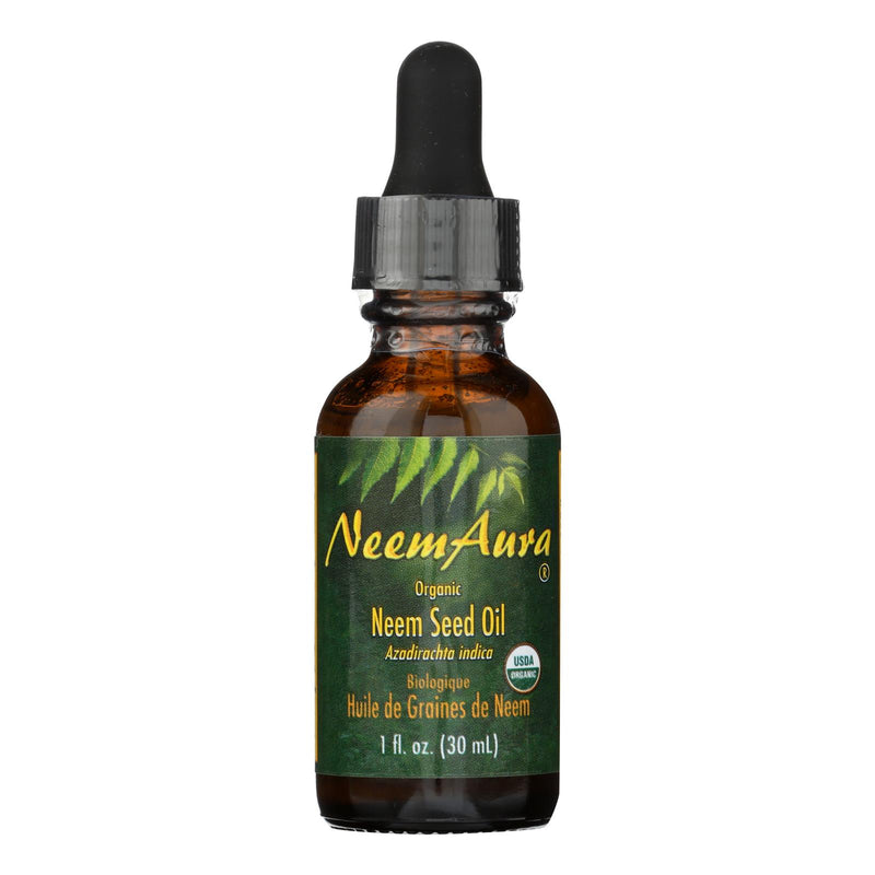 Neem Aura Topical Oil for Soothed, Revitalized Skin - 1 Fl Oz. - Cozy Farm 