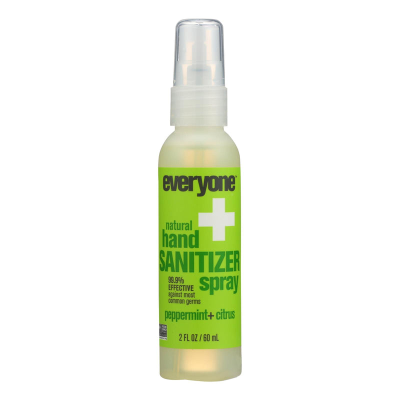 Everyone Peppermint Hand Sanitizer Spray - 2 Oz - Pack of 6 - Cozy Farm 