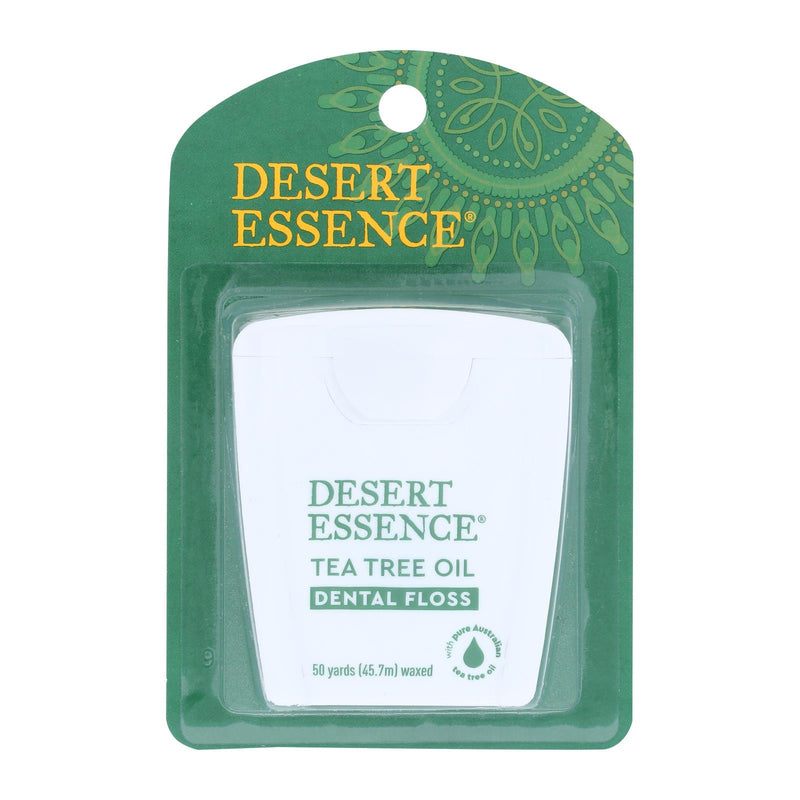 Desert Essence Tea Tree Oil Dental Floss, 6 Pack, 50 Yards Each - Cozy Farm 