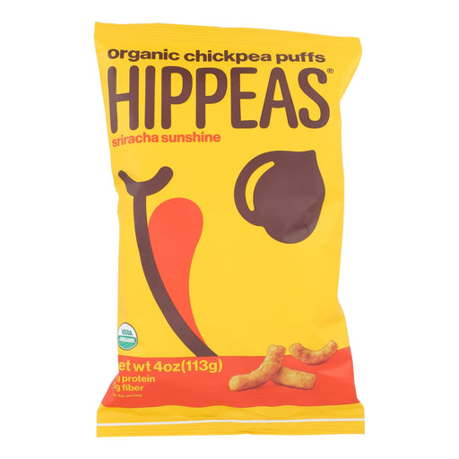 Hippeas Organic Sriracha Chickpea Puffs (Pack of 12 - 4 Oz.) - Cozy Farm 