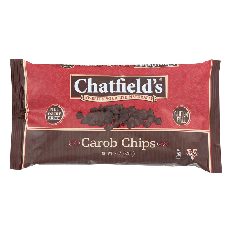 Chatfield's Dairy-Free Sugar-Free Carob Chips for Baking (Pack of 12 - 12 Oz.) - Cozy Farm 