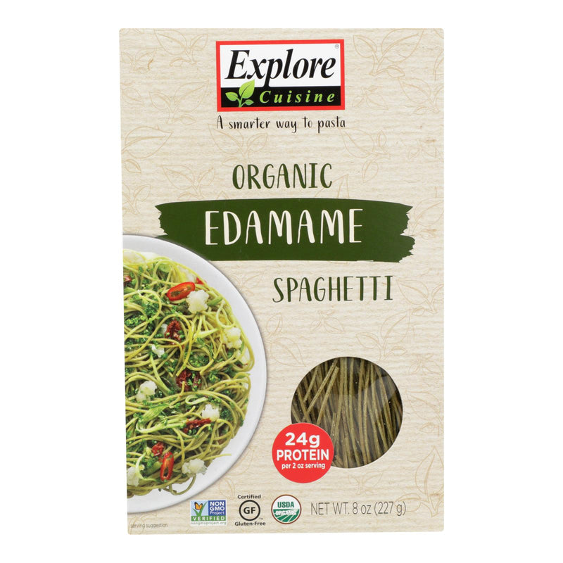 Explore Cuisine Organic Edamame Spaghetti 6-Pack 8-Oz Packages - Cozy Farm 