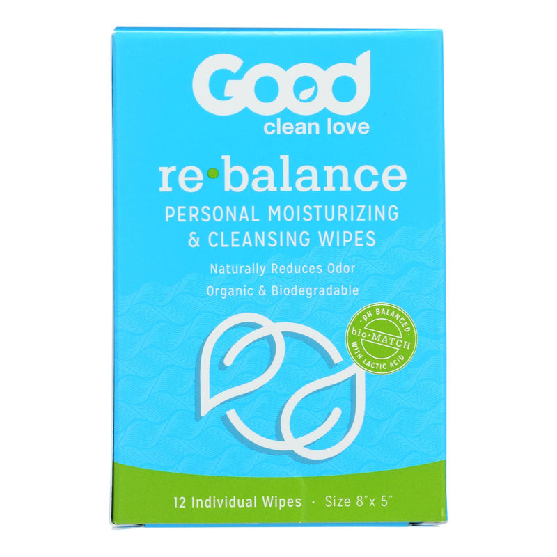 Good Clean Love Refreshing Rebalance Personal Moisturizing Wipes (Pack of 6 - 2 lb.) - Cozy Farm 