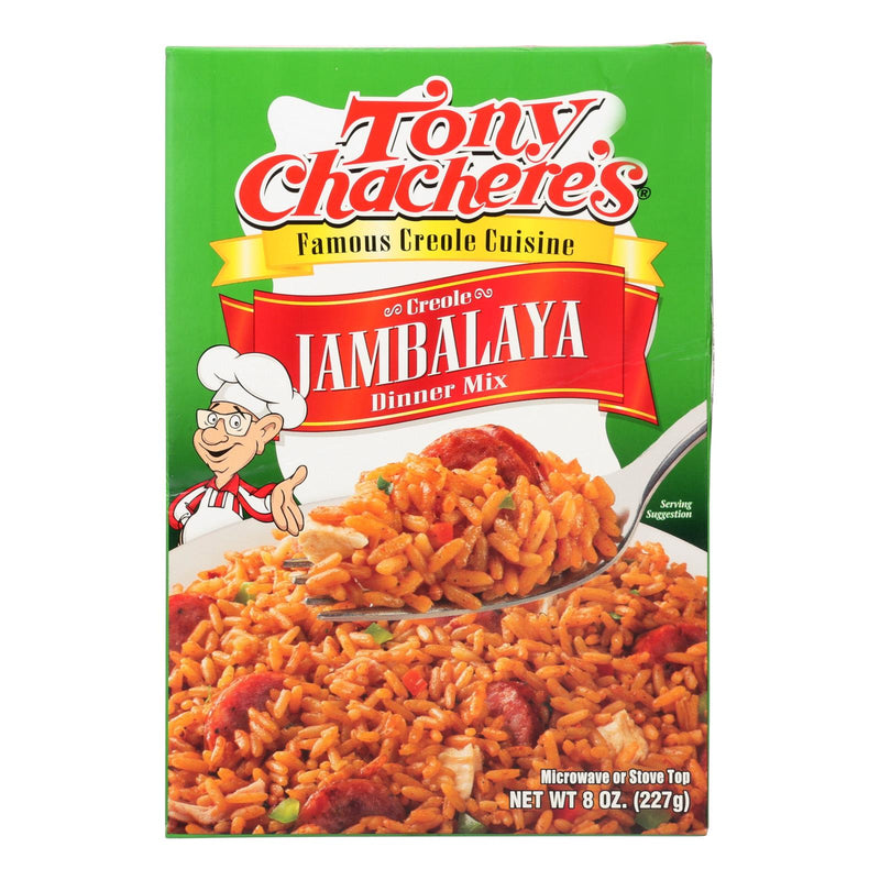 Tony Chachere's Famous Creole Cuisine Creole Jambalaya Dinner Mix (Pack of 12 - 8 Oz) - Cozy Farm 