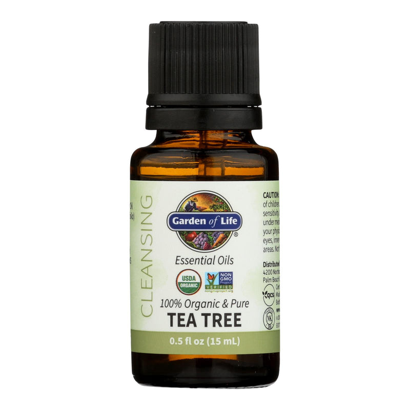 Garden of Life Essential Oil Tea Tree (Pack of 0.5 Fl Oz) - Cozy Farm 