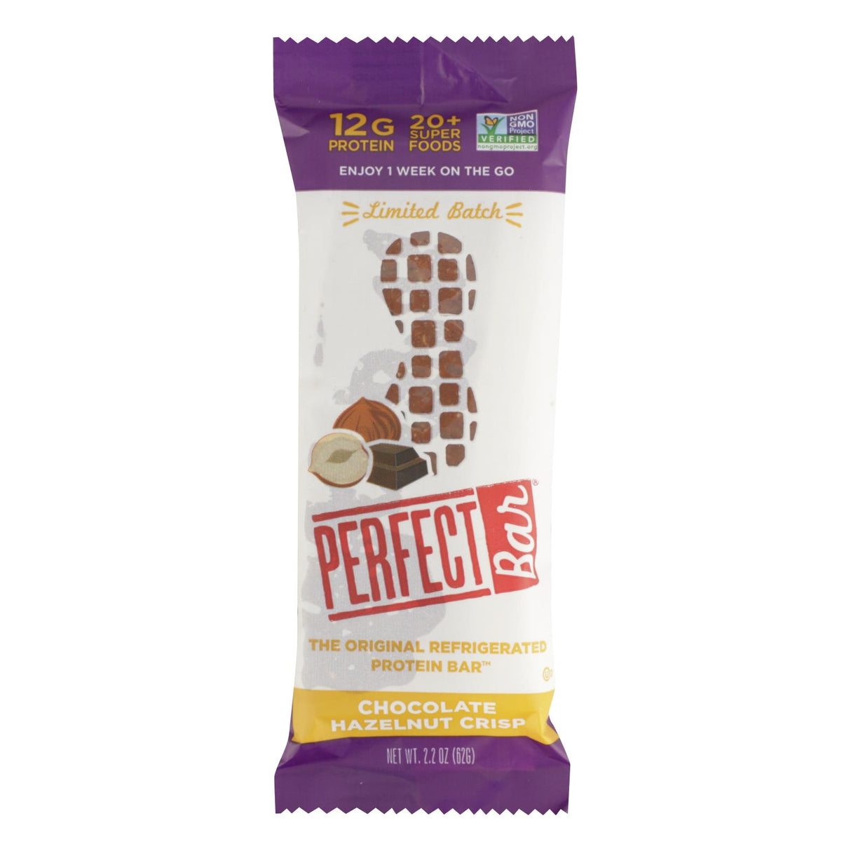 Perfect Bar Chocolate Hazelnut (Pack of 8) - 2.2 Oz. - Cozy Farm 