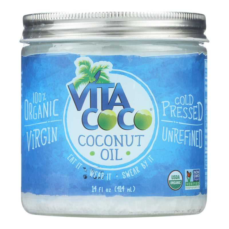 Vita Coco Organic Coconut Oil: Non-GMO, Zero-Trans Fat Cooking Oil (14 fl oz x 6) - Cozy Farm 