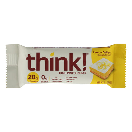 Think Products High Protein Bar - Lemon Delight, 2.1 Oz. (Pack of 10) - Cozy Farm 