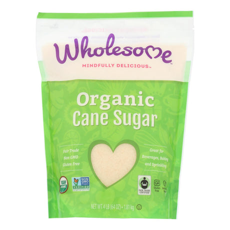 Wholesome Sweeteners Organic Raw Cane Turbinado Sugar, 64 Ounce (Pack of 6) - Cozy Farm 