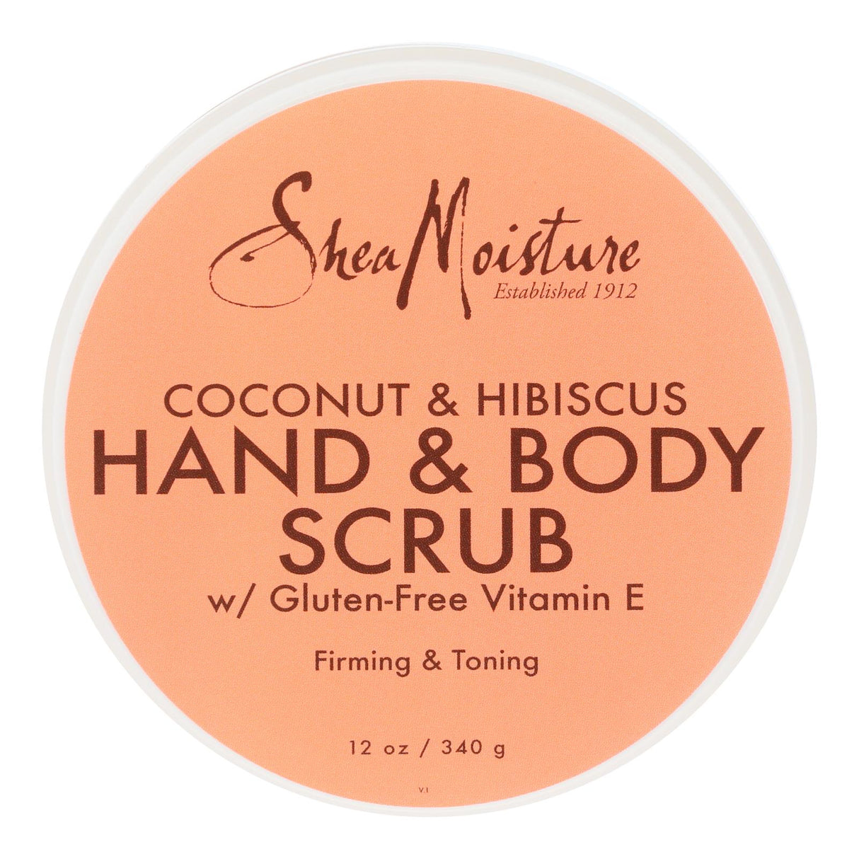 Shea Moisture Coconut Hibiscus Exfoliating Body Scrub - 12 Oz. - Cozy Farm 