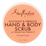 Shea Moisture Coconut Hibiscus Exfoliating Body Scrub - 12 Oz. - Cozy Farm 