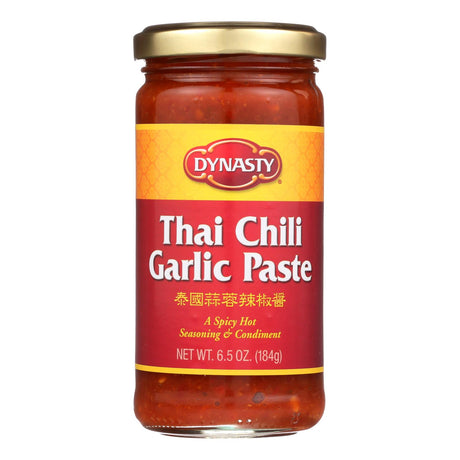 Dynasty Garlic Paste with Thai Chili - 6.5 Oz (Pack of 12) - Cozy Farm 