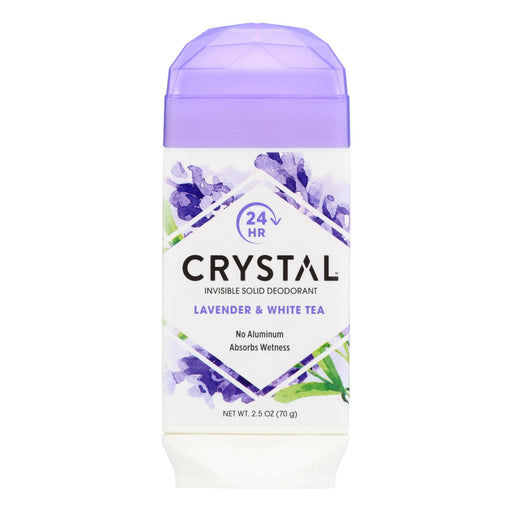 Crystal Deodorants - Invisible Solid Deodorant - Lavender And White Tea - 2.5 Oz. - Cozy Farm 