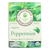 Traditional Medicinals Organic Peppermint Herbal Tea, Caffeine-Free 16 Tea Bags (Pack of 6) - Cozy Farm 