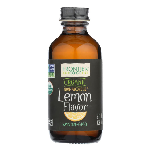 Frontier Herb Organic Lemon Flavor, 2 Oz. - Cozy Farm 