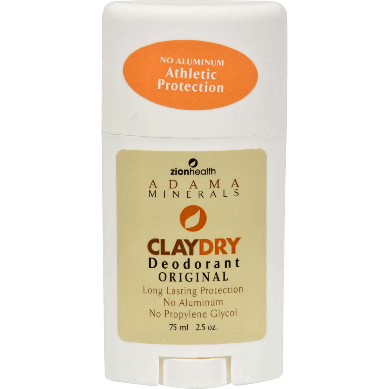 ZION HEALTH Adama Minerals Clay Dry Deodorant 2.5 Oz. - Cozy Farm 
