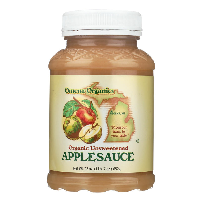 Organic Omena Organics Unsweetened Apple Sauce - 12 Pack - Cozy Farm 
