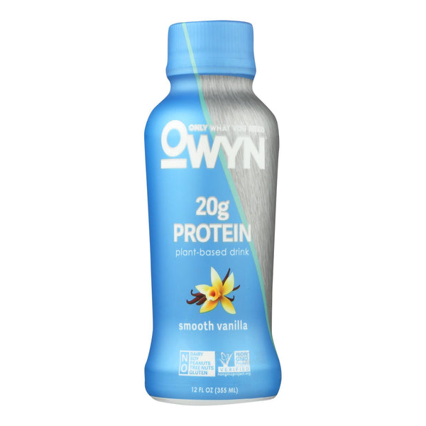Only What You Need Plant-Based Protein Shake: Vanilla - 12-Pack x 12 Fl Oz - Cozy Farm 
