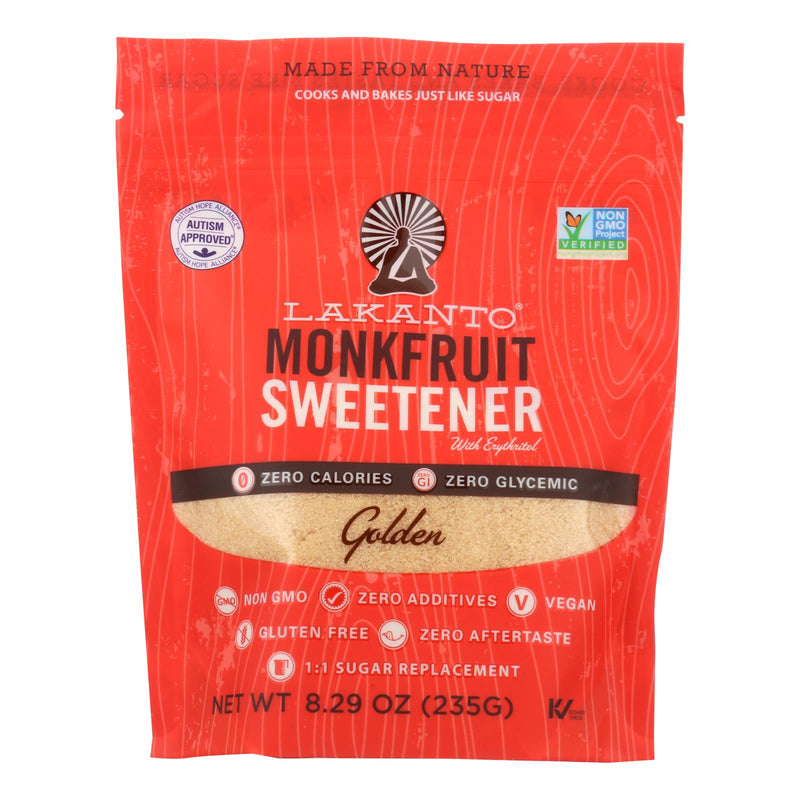 Lakanto Monkfruit Golden Sweetener (Pack of 8 - 8.29 Oz) - Cozy Farm 
