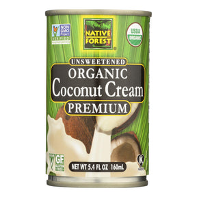 Native Forest Organic Premium Coconut Cream - Case of 12 - 5.4 Fl Oz - Cozy Farm 