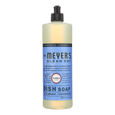 Mrs. Meyer's Clean Day Liquid Dish Soap Bluebell, Gentle on Hands, Fresh Scent (Pack of 6 - 16 Oz.) - Cozy Farm 