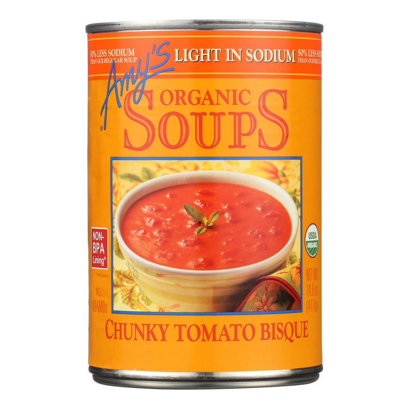 Amy's Chunky Tomato Soup: Organic Low-Sodium Goodness (Pack of 12 - 14.5 Oz.) - Cozy Farm 