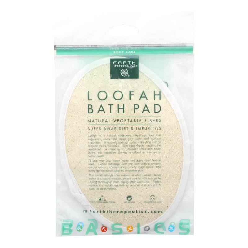 Earth Therapeutics Natural Fiber Loofah Bath Pad - Cozy Farm 