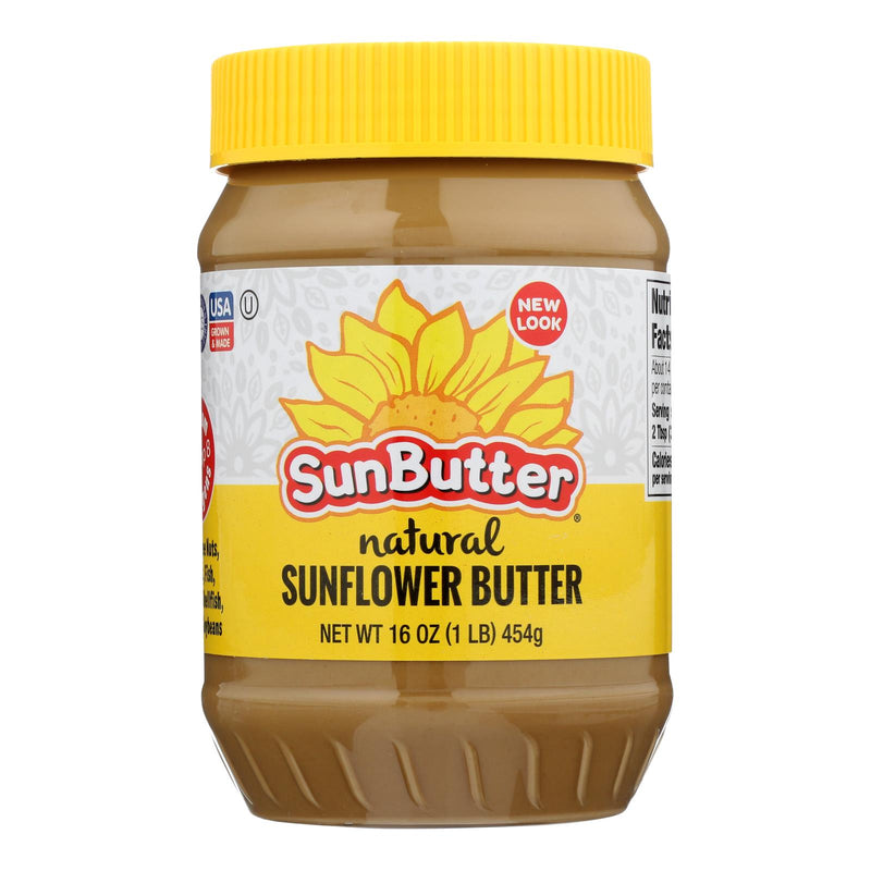 Sunbutter Sunflower Butter, Creamy, Natural, 6 Pack, 16 Oz. Per Jar - Cozy Farm 