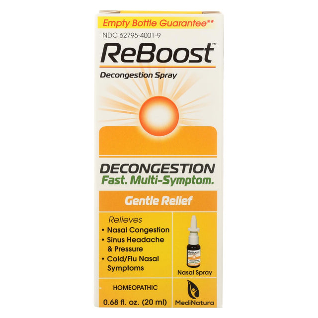 Reboost Nasal Spray - Decongestant, 20 mL - Cozy Farm 