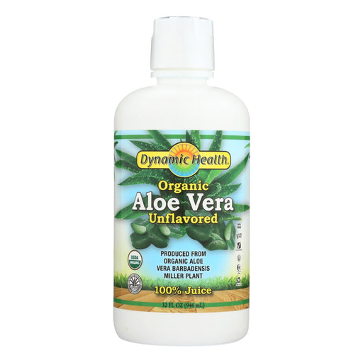 Dynamic Health Aloe Vera Juice, Organic (32 Fl Oz) - Cozy Farm 