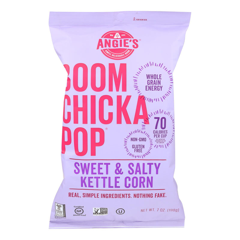 Angie's Kettle Corn Boom Chicka Pop Sweet and Salty Popcorn - 7 Oz - (Pack of 12) . - Cozy Farm 