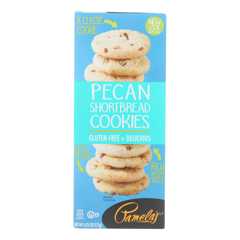 Pamela's Products Gluten-Free Pecan Shortbread Cookies, 6-Pack (6.25 Oz. Each) - Cozy Farm 