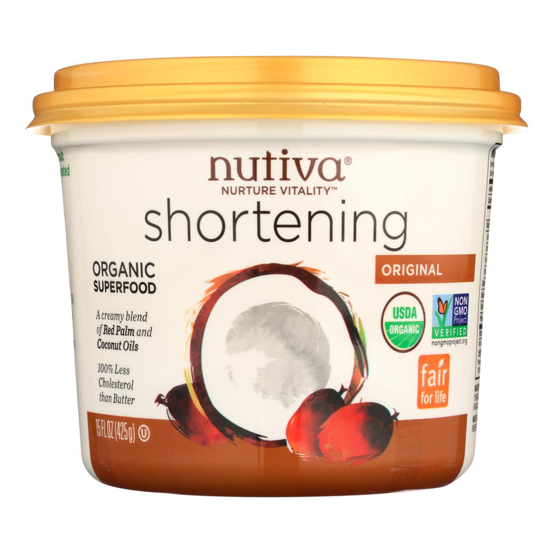 Nutiva Organic Superfood Shortening (Pack of 6 - 15 Oz.) - Cozy Farm 