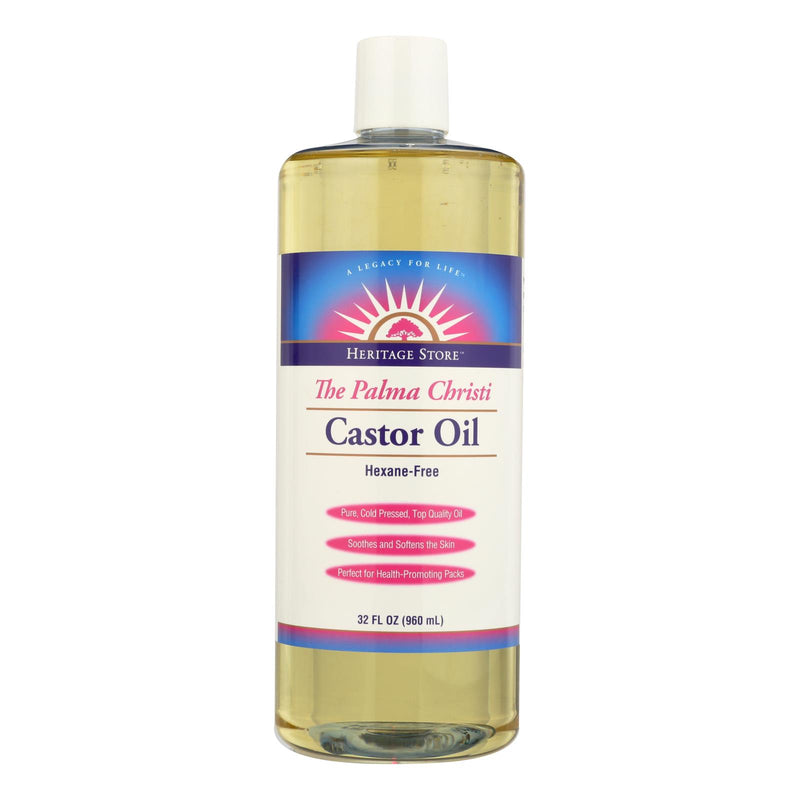 Heritage Products Castor Oil (32 oz) - Hexane-Free - Cozy Farm 