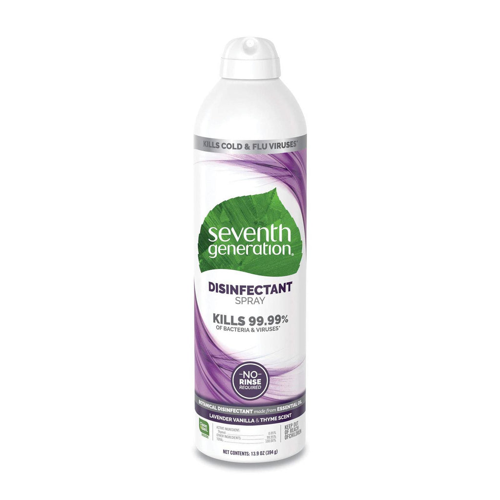 Seventh Generation Lavender Vanilla Disinfectant Spray (Pack of 8 - 13.9 Oz.) - Cozy Farm 