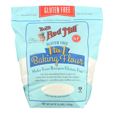 Bob's Red Mill Gluten-Free 1-to-1 Baking Flour (Pack of 4, 64 Oz.) - Cozy Farm 