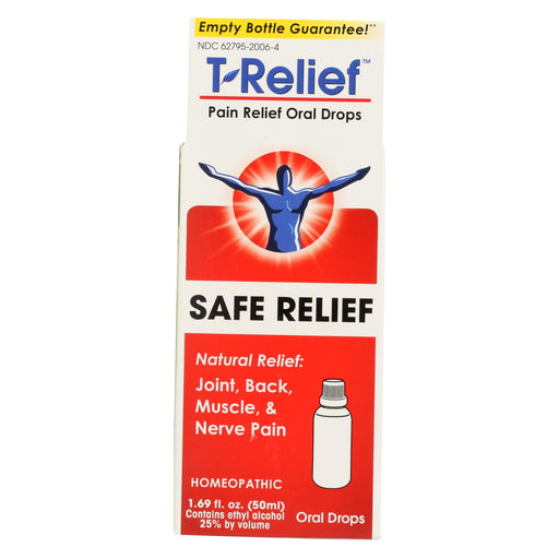 T-Relief Pain Relief Oral Drops (Pack of 1.69 Oz) with Arnica Plus 12 Natural Ingredients - Cozy Farm 