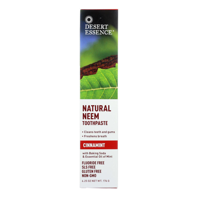 Desert Essence Neem Cinnamint Toothpaste (6.25 Oz) - Cozy Farm 