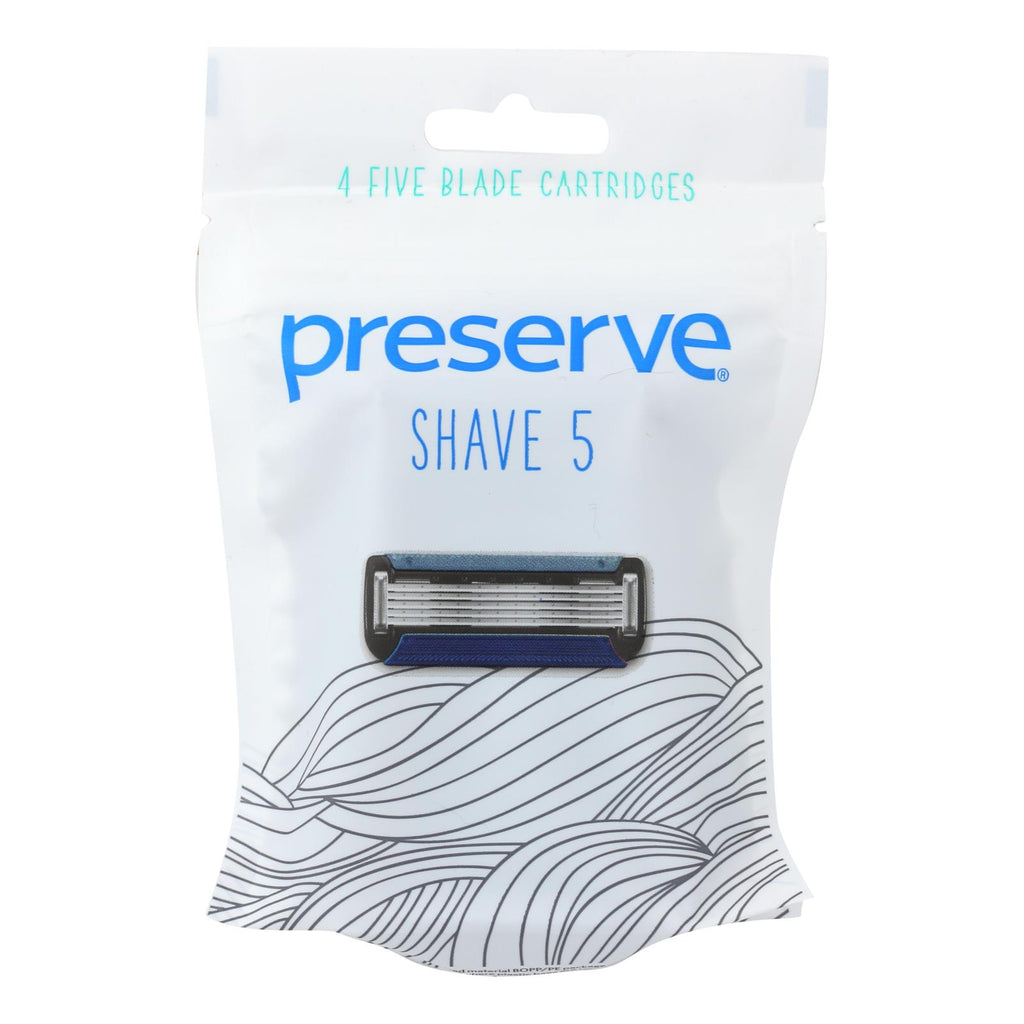 Preserve Shave (Pack of 6) Replacement Blades - 4 Ct - Cozy Farm 