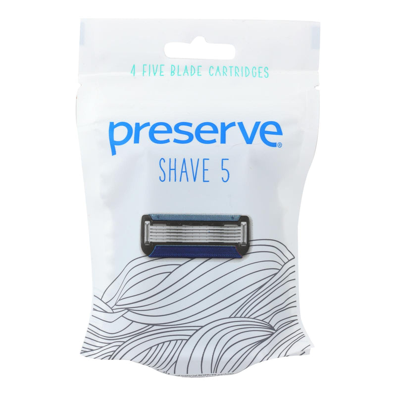 Preserve Shave Replacement Blade Cartridges - 4 Count (Pack of 6) - Cozy Farm 