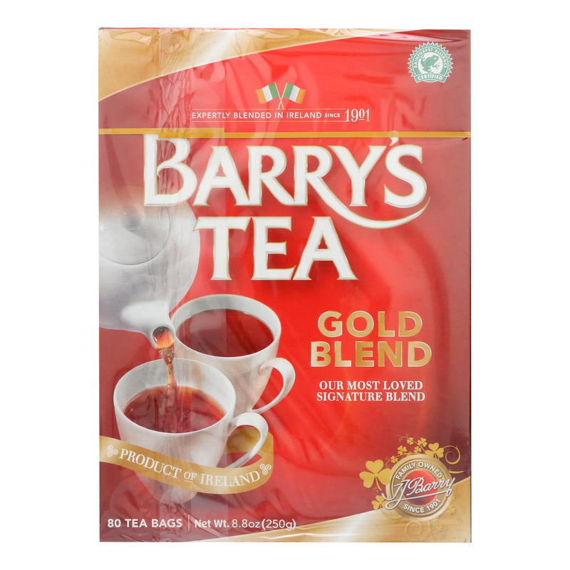 Barry's Tea Irish Gold Blend, Pack of 6 x 80 Tea Bags - Cozy Farm 