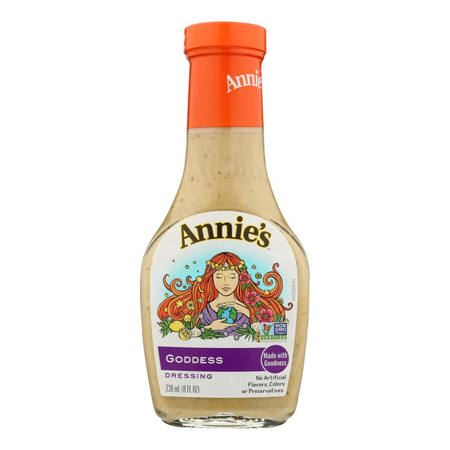 Annie's Naturals Goddess Green Goddess Salad Dressing, 8 Fl Oz (Pack of 6) - Cozy Farm 