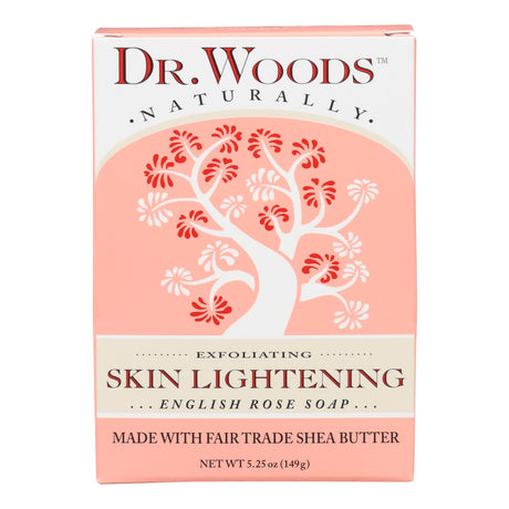 Dr. Woods Skin Lightening English Rose Bar Soap (5.25 Oz.) - Cozy Farm 
